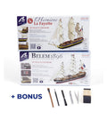 Gift Pack with Easy to Build Models and Tools: Easy Kits Ships Hermione La Fayette et Belem