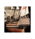 HMS VICTORY Ship of the Line Trafalgar 1805 - 1:84 - Wooden Scale Model Ship