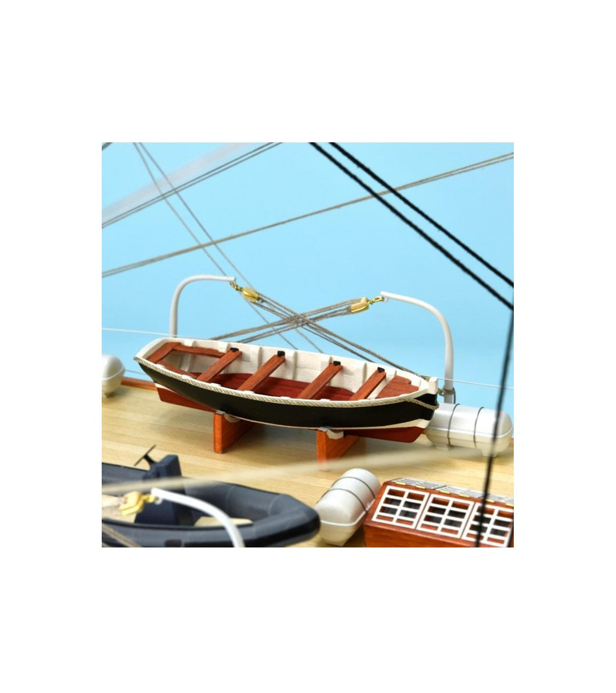 French Training Ship Belem. 1:75 Wooden Model Ship Kit