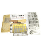 Fighter Fokker Dr I. 1:16 Wooden and Metal Aircraft Model