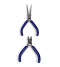 Set of 2 Flat Grip and Cutting Pliers
