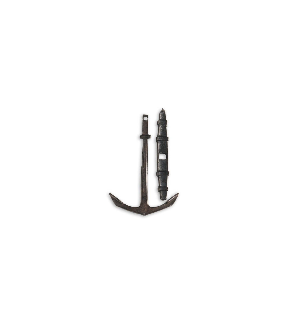 Spanish Anchor and Stock 45x30 mm for Ship Modeling